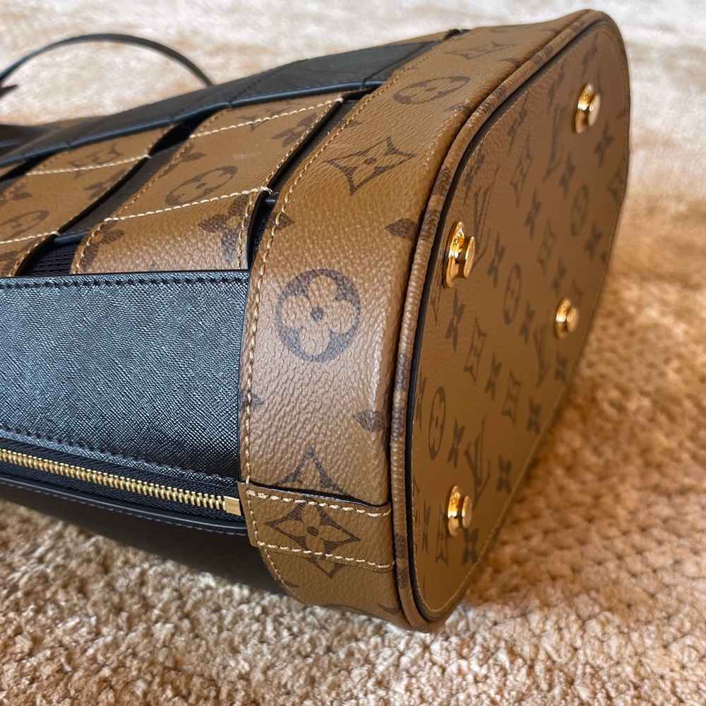 Louis Vuitton Tressage Tote RARE Reverse Monogram - Picture 7 of 12